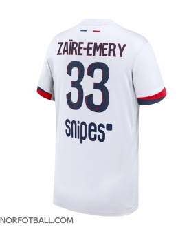 Billige Fotballdrakt Paris Saint-Germain Warren Zaire-Emery #33 Replika Bortedrakt 2025-26 Kortermet Billige Fotballdrakt Paris Saint-Germain Warren Zaire-Emery #33 Replika Bortedrakt 2025-26 Kortermet